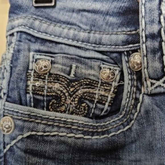 Rock Revival Sukara Boot Med Wash Jeans Size 25 - Picture 9 of 13